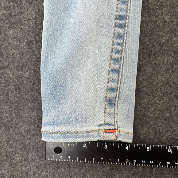 True Religion Jennie Curvy Skinny Jeans Women's 24 Light Wash Blue Stretch Denim - Picture 8 of 15